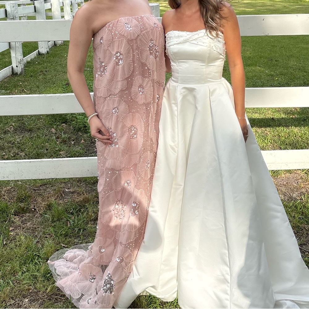 Elegant Pink Floral Dress
